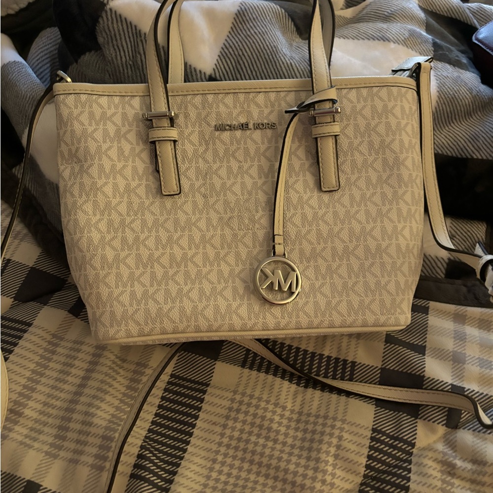Michael Kors white purse